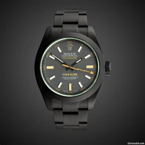 rolex milgauss titan black price.